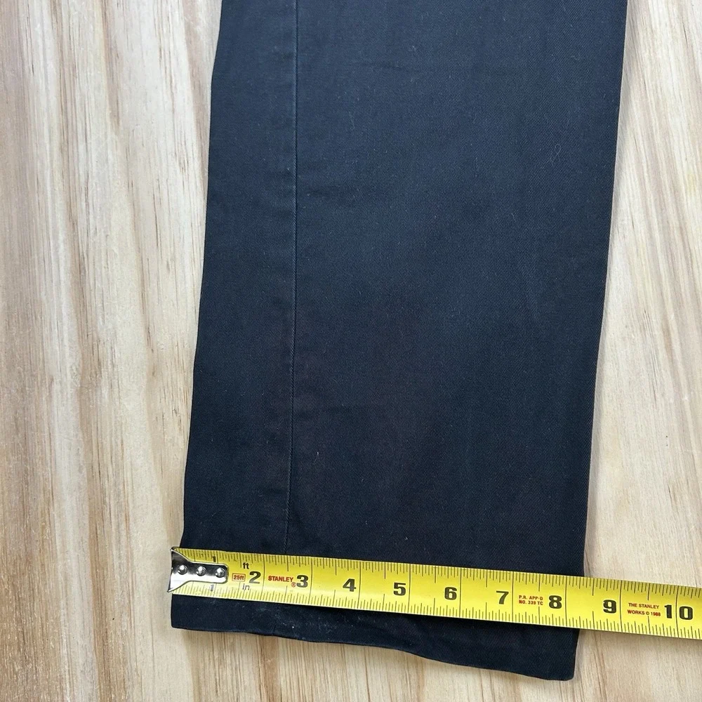 Polo Ralph Lauren Men's 34x35 Black Classic Fit Chino Pants Cotton Casual Trouse